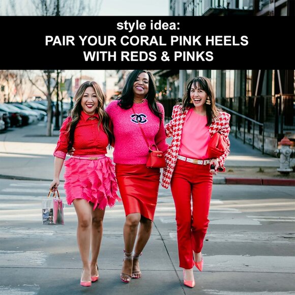 Journee Collection Pumps, Mary Jane Style | Make Coral Pink Your POP of color - Picture 11 of 11